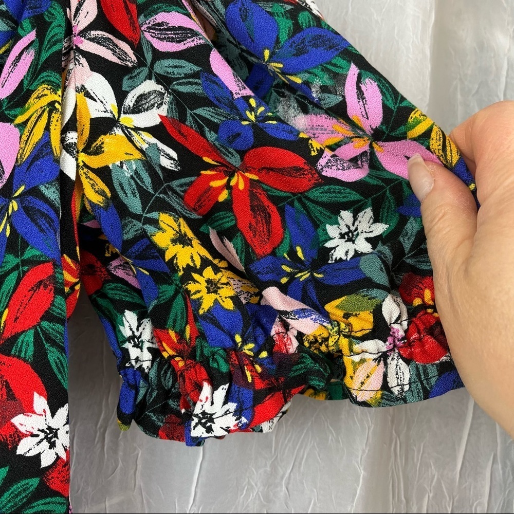 Eloquii Elements sweetheart multi color crop top Size 18 - Picture 7 of 9